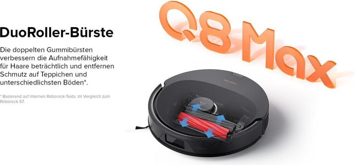 Actual product image Roborock Q8 Max+ (Vacuum mopping robot)
