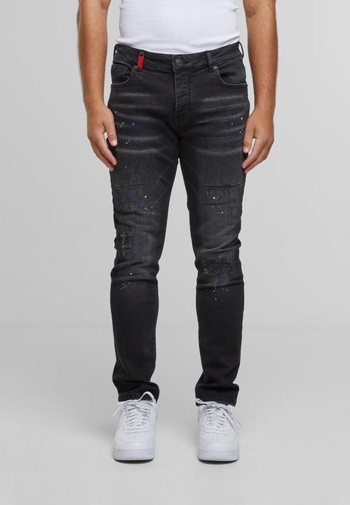 Actual product image 2Y Premium 2Y LEONARDO RIPPED SLIM FIT JEANS - 184627 (28)