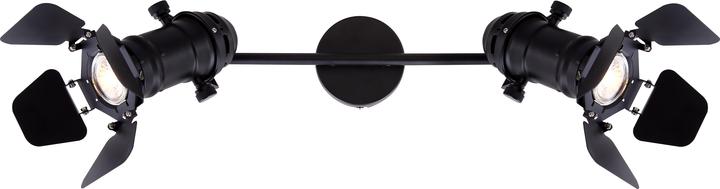 Produktbild Globo Strahler Egon schwarz 2xGU10 (GU10)
