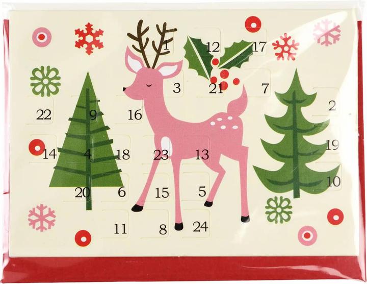 Immagine prodotto Rex London mini biglietto di natale dell'avvento 50s christmas (1 pz.)