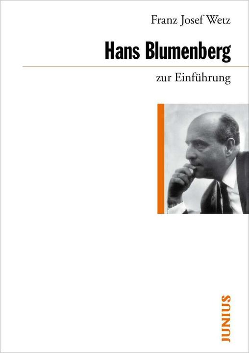 Produktbild Hans Blumenberg zur Einführung (Deutsch, Franz Josef Wetz, 2020)