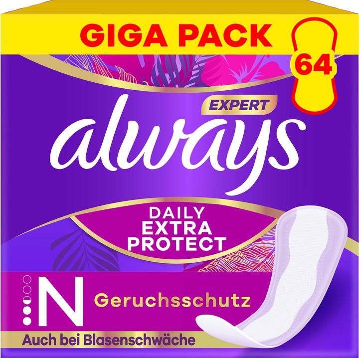 Always Expert Daily Extra Protect (64 x, Slipeinlagen)