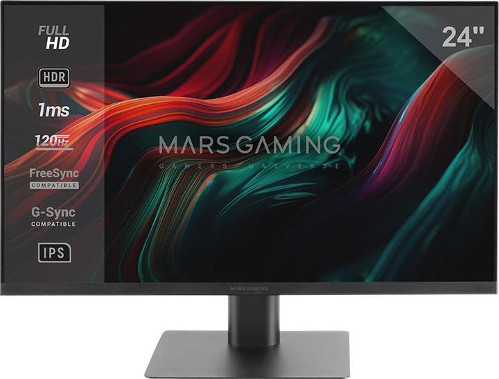 Produktbild Mars Gaming Ecran 24" MV-24 Full HD 120Hz (Noir) (1920 x 1080 Pixel, 24")