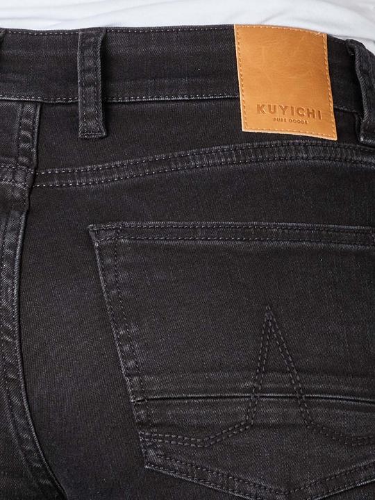 Actual product image Kuyichi Sara Jeans Straight black rinse (W26/L32)