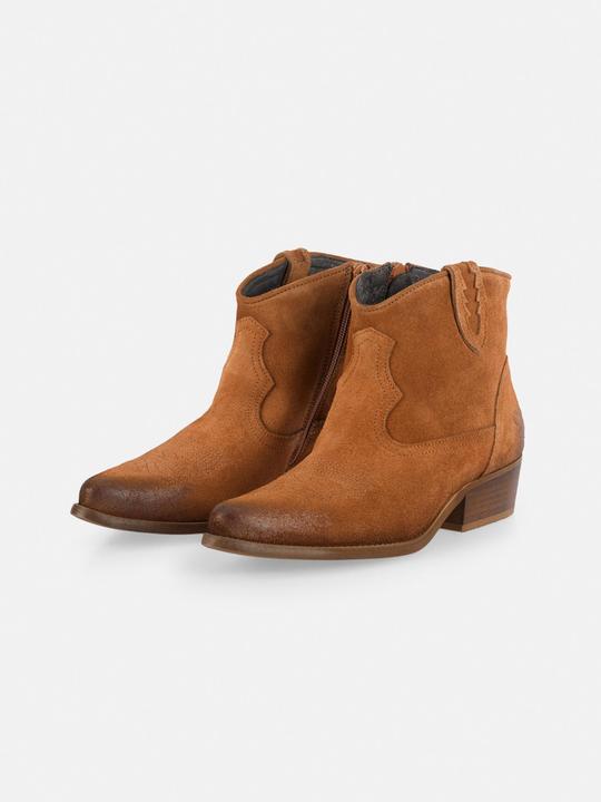 Actual product image Felmini The wide cowboy ankle boot made from Marvin leather is a trendy and comfortable choice. This wide (39)