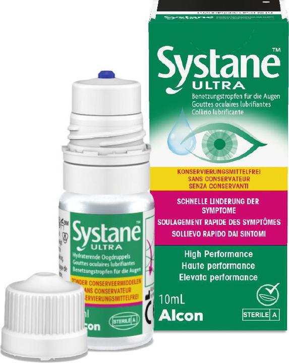 Image du produit Systane Gouttes de mouillage Ultra (10 ml, Systane Ultra gouttes mouillantes sans conservateur)