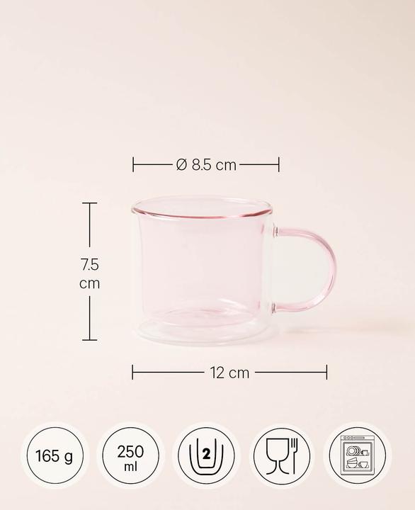 Image du produit Esmée Doppelwandiges Teeglas "Lenn", Tasse (250 ml, 1 x)