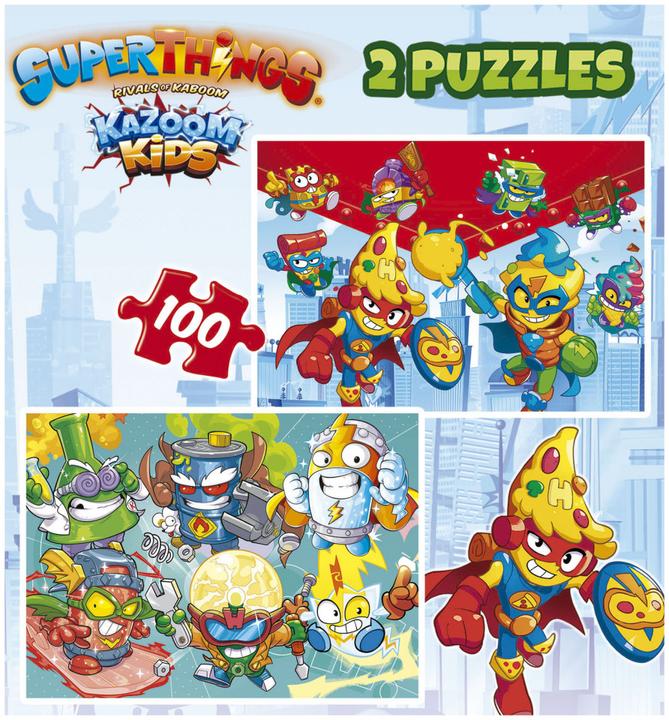 Produktbild Educa 19205 Children's Puzzle 2X100Pcs.Superthings For 4+ Years (200 Teile)