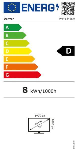 Actual product image Denver PFF-1542 (15.60", 1920 x 1080 pixels)