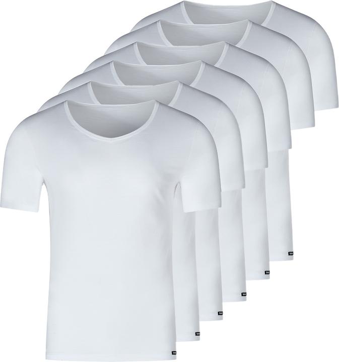 Skiny 6er Pack Unterhemd / Shirt Kurzarm Unterhemd / Shirt Kurzarm