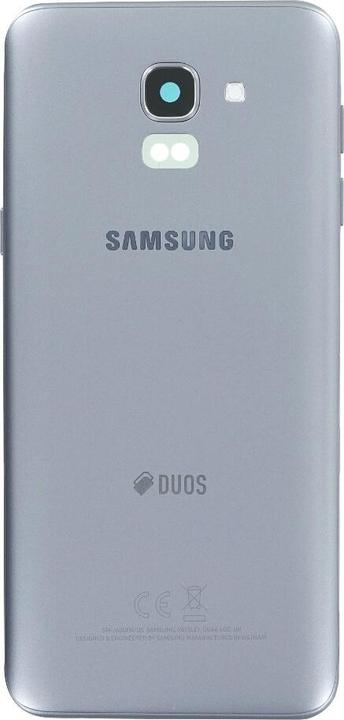 Actual product image Samsung Galaxy J6 (2018) J600F Back Cover purple (Galaxy J6)