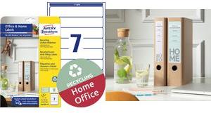 Actual product image Avery Recycling folder labels, home office, small pack