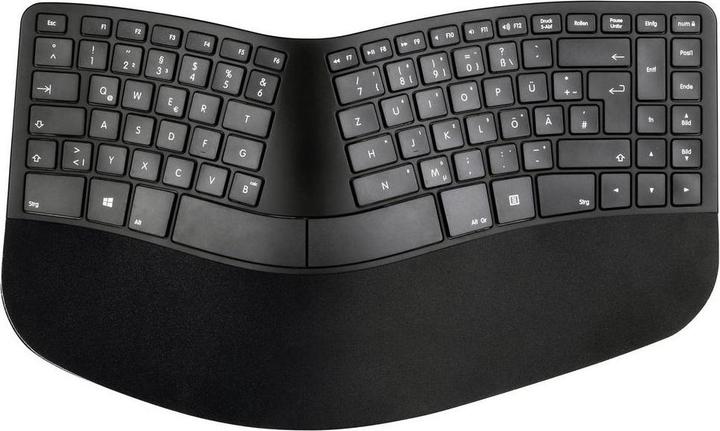 Matias Kabellos Tastatur Deutsch, QWERTZ Schwarz Ergonomisch (DE, Kabellos)