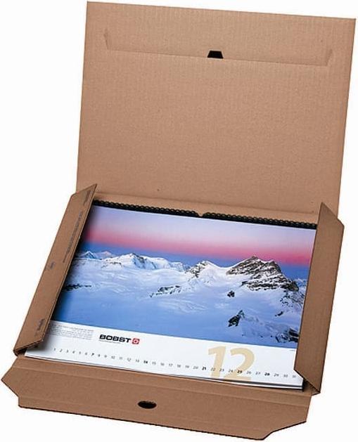 Produktbild Brieger Versandkarton mit Einstescktasche 32.4 x 31.5 x 0.8 cm (0.5 x 48 x 78 cm, 1 x)