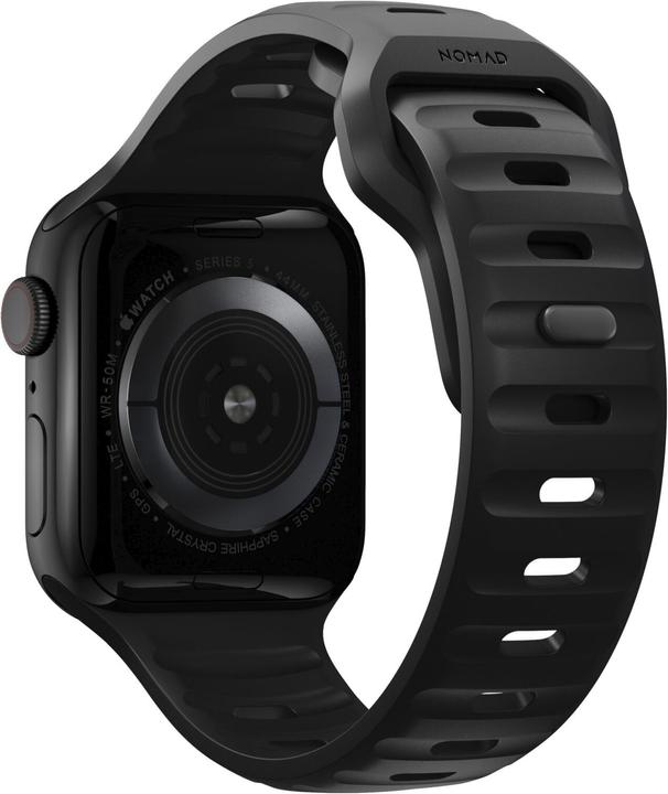 Actual product image Nomad Sport Strap V2 41mm/40mm/38mm Black (38 mm, 40 mm, Plastic)