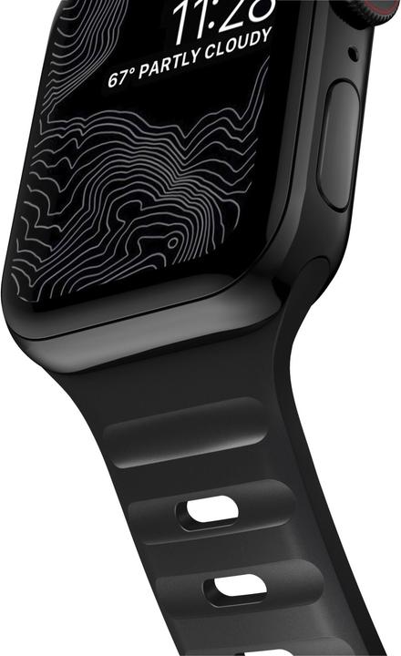 Actual product image Nomad Sport Strap V2 41mm/40mm/38mm Black (38 mm, 40 mm, Plastic)