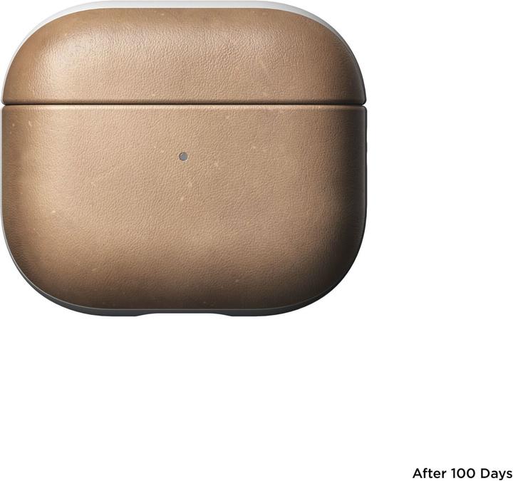 Actual product image Nomad Airpods V3 Case Natural Leather (Headphone sleeve)