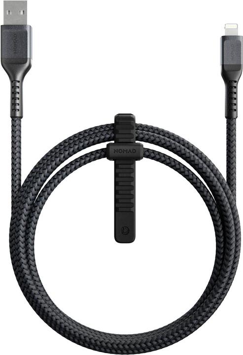 Image du produit Nomad Câble Kevlar USB-A vers Lightning 1,5 m (1.50 m, USB 2.0, 12 W)