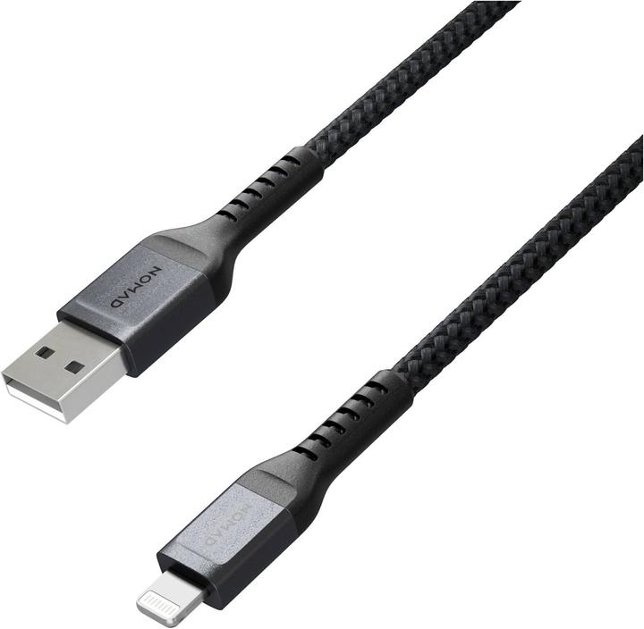 Image du produit Nomad Câble Kevlar USB-A vers Lightning 1,5 m (1.50 m, USB 2.0, 12 W)