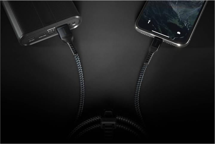 Image du produit Nomad Câble Kevlar USB-A vers Lightning 1,5 m (1.50 m, USB 2.0, 12 W)