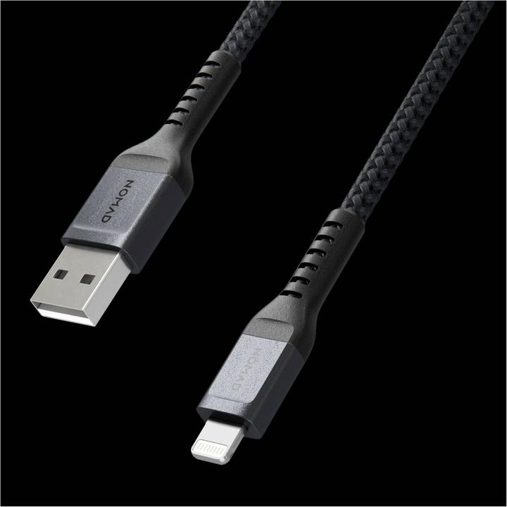 Image du produit Nomad Câble Kevlar USB-A vers Lightning 1,5 m (1.50 m, USB 2.0, 12 W)