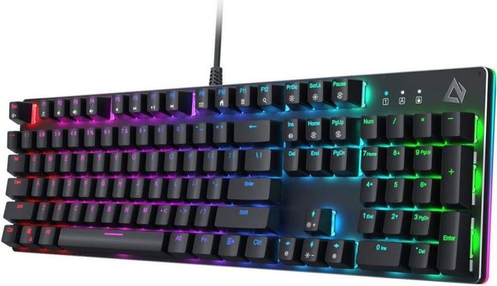 Produktbild Aukey KM-G12 Keyboard, Red Switch, Wired, Black (Eng. Int., Kabelgebunden)