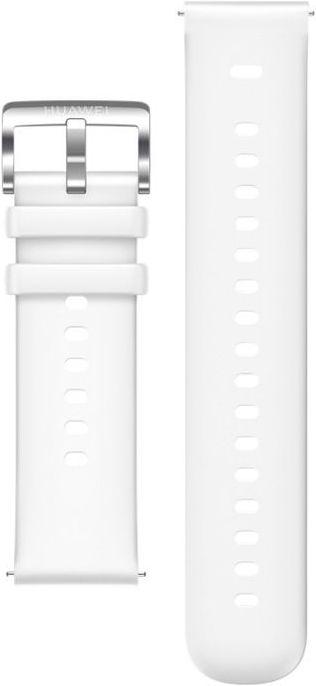 Produktbild Huawei Fluoroelastomer Strap (Glacier White) 22m, for Watch GT Series (42mm) WATCH 3 Series, EasyFit (Fluoroelastomer)