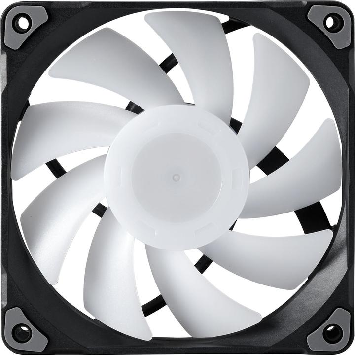 Actual product image Phanteks M25 PWM D-RGB fan, 3-pack - 120mm, black (120 mm, 3 x)