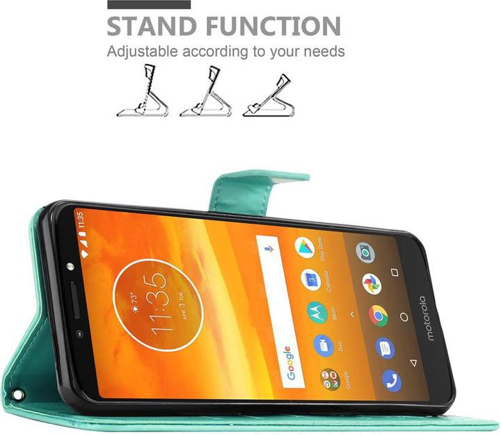 Image du produit Cadorabo Couverture du livre de fleurs (Motorola Moto E5 Plus)