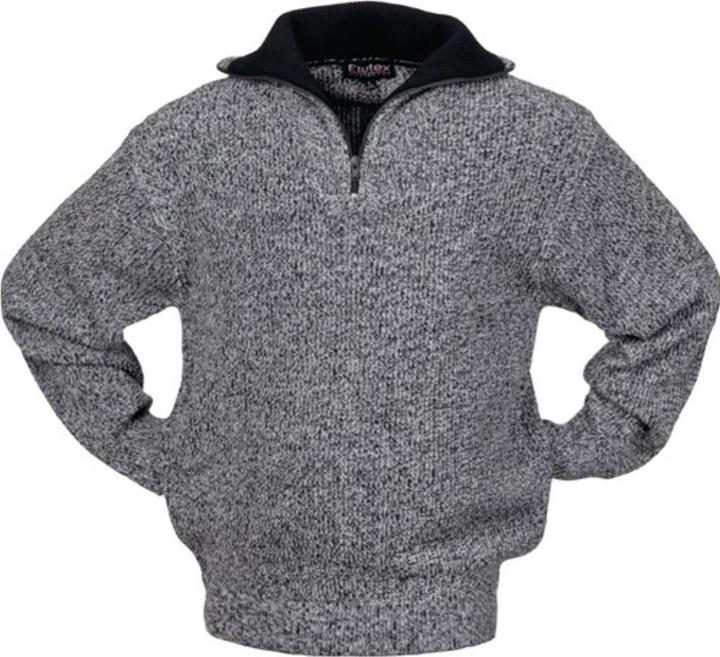 Produktbild Scheibler Pullover Grösse M schwarz/weiss-meliert (M)