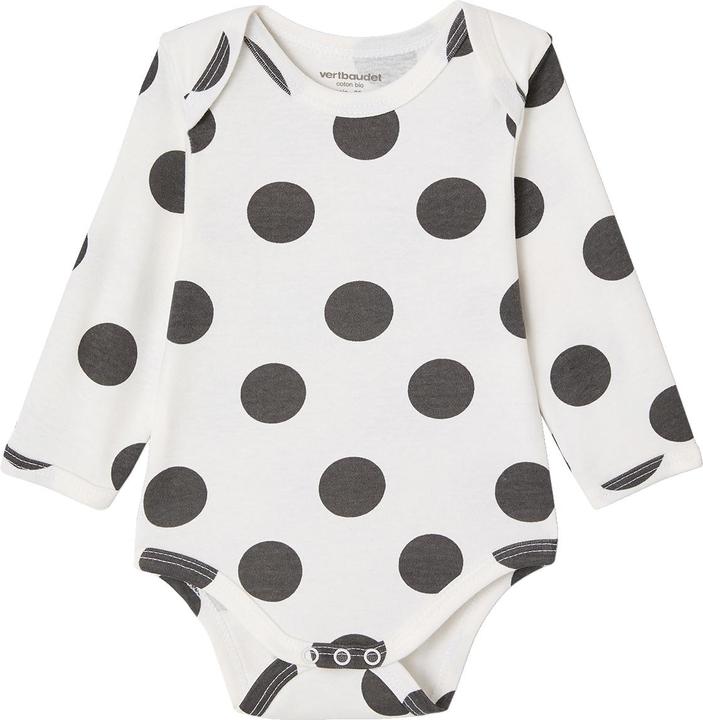 Actual product image Vertbaudet Bio-Kollektion: Baby Geschenk-Set: Body & Lätzchen mit Tupfen (80)