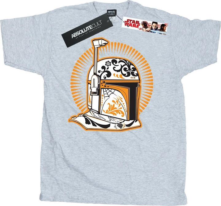 Star Wars Boba Fett Dia De Los Muertos TShirt (L)