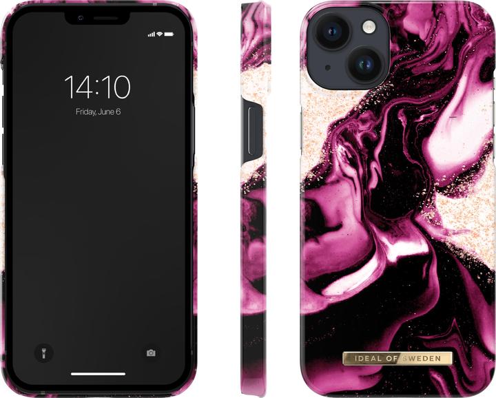 Actual product image iDeal Of Sweden Golden Ruby Marble (Apple iPhone 14 Plus)
