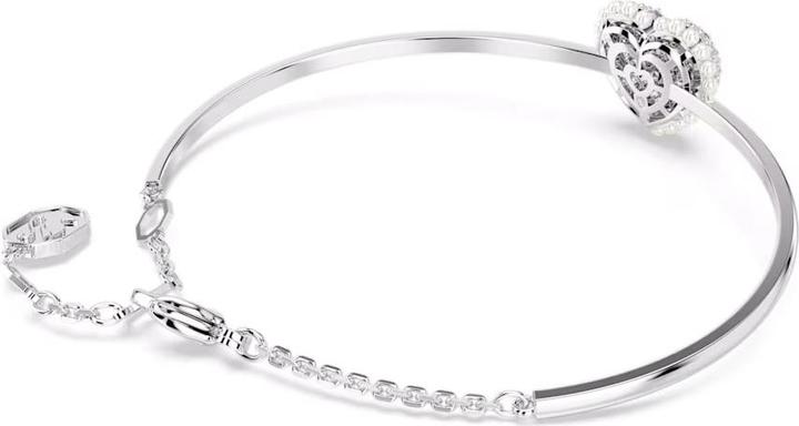 Immagine prodotto Swarovski Braccialetto Hyperbola cuore bianco (Metallo Swarovski)