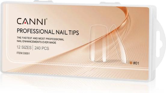Image du produit Canni Carré d'ongles (Colle à ongles, Transparent)