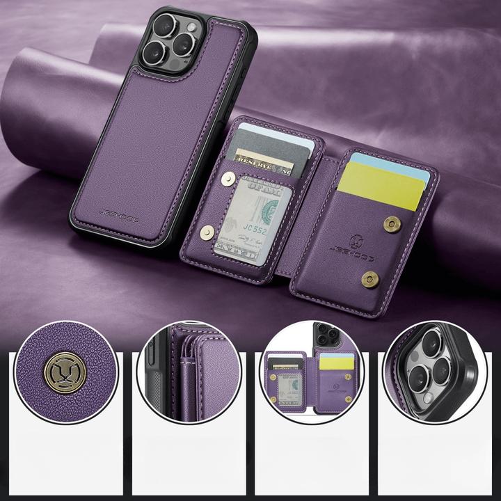 Immagine prodotto Cover-Discount iPhone 16 Pro - Cover posteriore 2-in-1 con supporto per carta di credito (Apple iPhone 16 Pro)