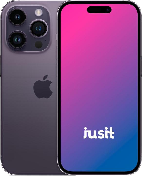 Produktbild jusit iPhone 14 Pro (128 GB, Purple, 6.10", 48 Mpx, SIM + eSIM, B / Sehr gut)