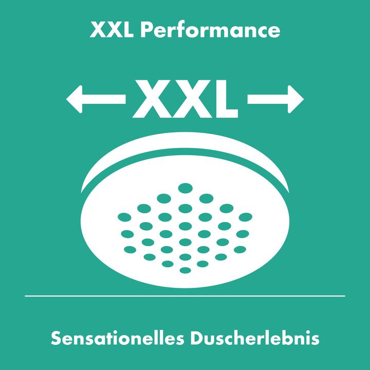 Produktbild hansgrohe Vernis Blend Duschset 100 Vario wassersparend mit Duschstange Crometta 65 cm (2 Strahlarten, 9.70 l/min)