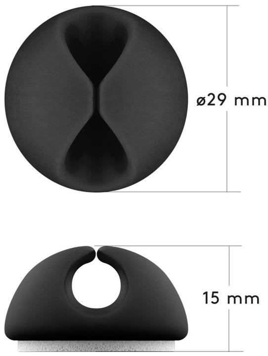 Actual product image Goobay cable management kit