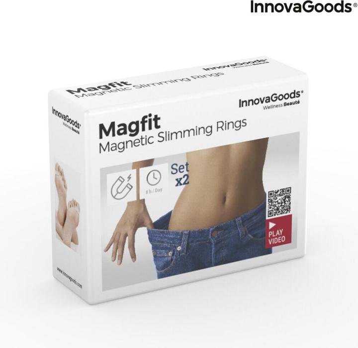 InnovaGoods Magnetringe zum Abnehmen Magfit Packung mit 2 Einheiten (Körpercreme)