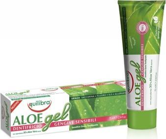 Produktbild Equilibra Aloe Gel Sensitive Gums Toothpaste Paste Is Aloe Vera 75Ml Sensitive Teeth (75 ml)