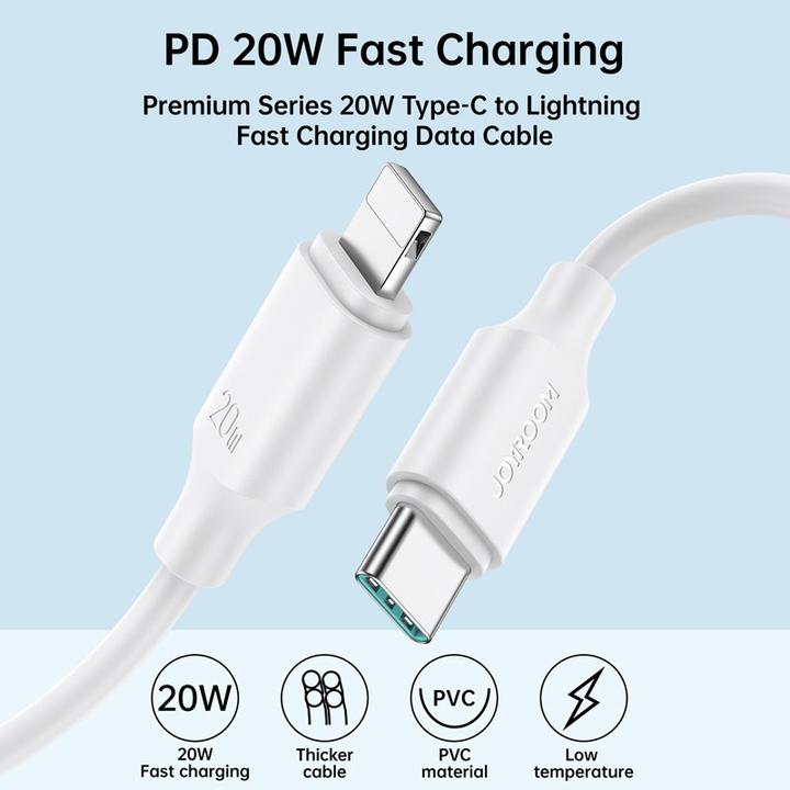 Image du produit Joyroom USB C — Lightning (1 m, 20 W)