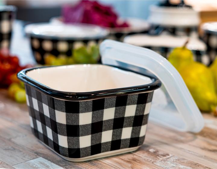 Actual product image neuetischkultur Square bowl 0.8 litre ceramic (14.50 cm, 0.80 l, 1 x)