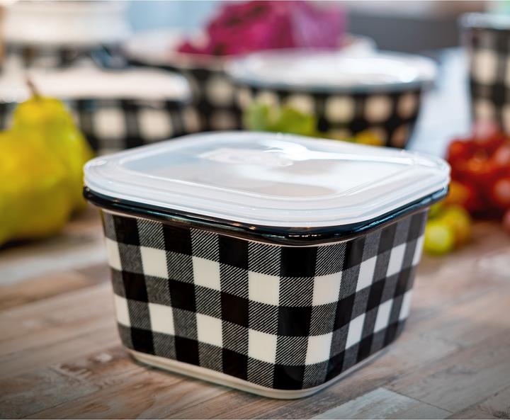 Actual product image neuetischkultur Square bowl 0.8 litre ceramic (14.50 cm, 0.80 l, 1 x)