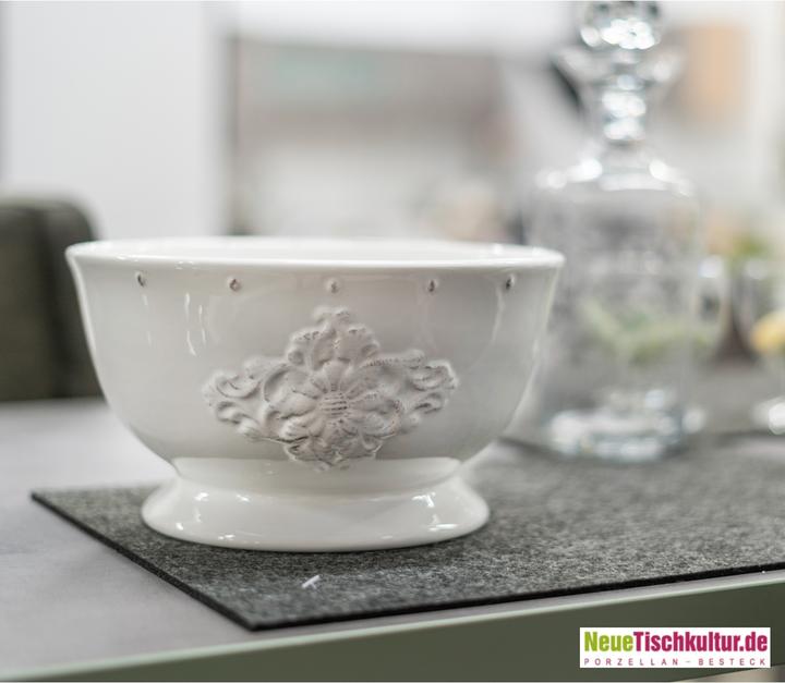Actual product image neuetischkultur Salad Bowl Ceramic White (23 cm, 2.10 l, 1 x)