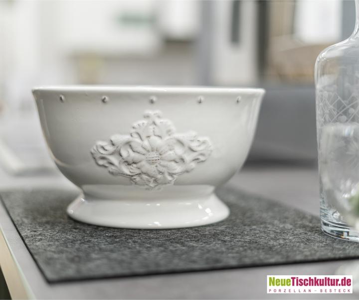 Actual product image neuetischkultur Salad Bowl Ceramic White (23 cm, 2.10 l, 1 x)