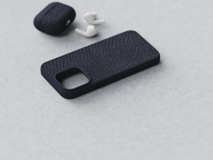 Immagine prodotto Njord Custodia rigida per Magsafe in pelle Salm.Leather Nero (Apple iPhone 15 Pro)
