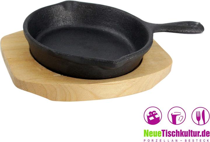 Produktbild neuetischkultur Gusseisenpfanne (10 cm, Bratpfanne, Gusseisen)