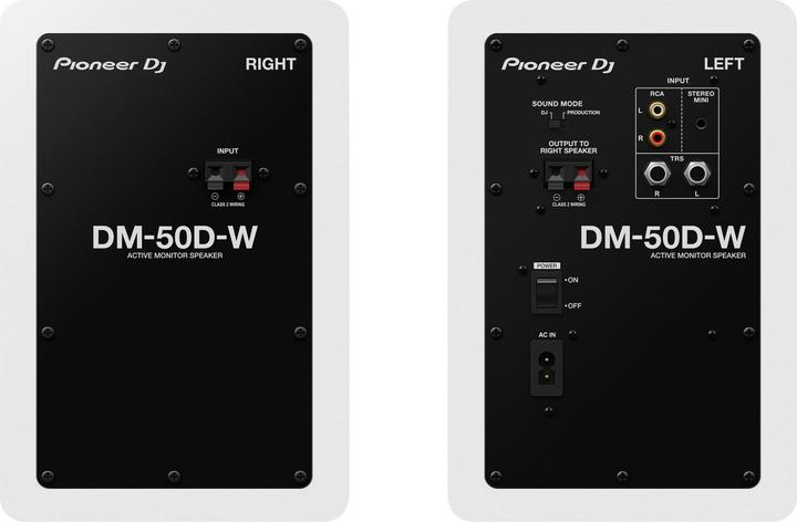 Immagine prodotto Pioneer DJ DM-50D-W (Attivo, Coppia, 2x 25 W)