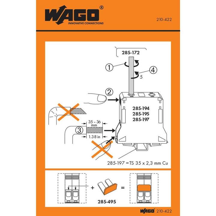 Produktbild Wago Handhabungsaufkleber
